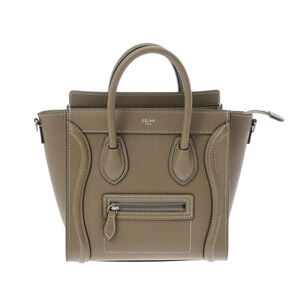 Celine Luggage Shopper Suri Drummed Calfskin Handbag